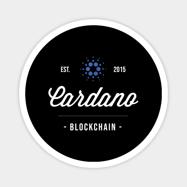 Cardano ADA Cryptocurrency 2015 Bull Run Blockchain Magnet by Kogarashi